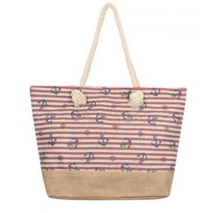 Alfa Bags - Anchor Print Tote/Beach Bag